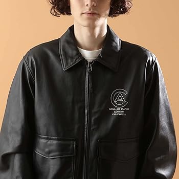 Amazon | [アヴィレックス] ライト G-1 レザージャケット LIGHT